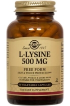 L-Lysine 500 mg Vegetable Capsules