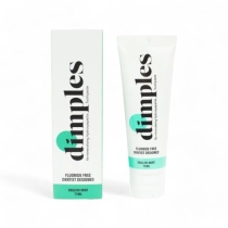 Dimples Re-mineralising Hydroxyapatite Toothpaste Fluoride Free  English Mint 75ml