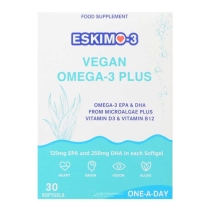 Eskimo-3 Vegan Omega-3 Plus 30 Softgels