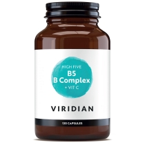 Viridian High Five B5 B-Complex + Vitamin C 120 Capsules