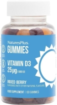 Natures Plus Gummies Vitamin D3 Mixed Berry 60 Gummies