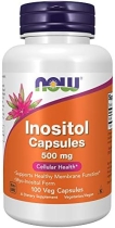 Now Inositol Capsules 500mg 100 Veg Capsules