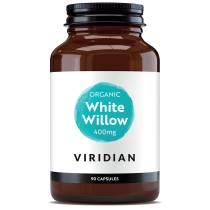  Viridian Organic White Willow 400mg 90 Capsules