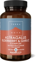 Terranova Astragalus Elderberry & Garlic Complex 100 Vegetarian Capsules