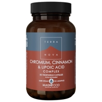 Terranova Chromium, Cinnaon & Lipoic Acid Complex 50 Vegetarian Capsules