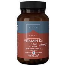 Terranova Vitamin K2 100ug Complex 50 Vegetarian Capsules