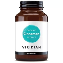 Viridian Organic Cinnamon Extract 60 Capsules