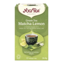 Yogi Tea Organic Green Tea Matcha Lemon 17 Teabags