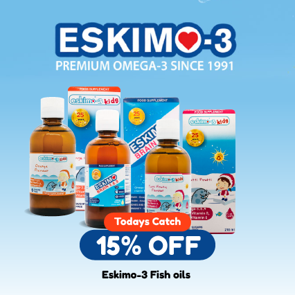 Eskimo Fish Oils Special offer 15% off the range